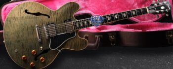 Gibson Memphis Es335 Faded Figured Green