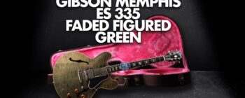 Gibson Memphis Es335 Faded Figured Green - Image 2